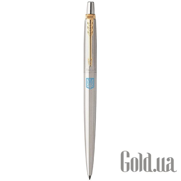 

Ручка Parker, Шариковая ручка Jotter 17 SS GT BP Герб Украины желто-синий 16032_T005c