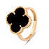 Женское золотое кольцо с ониксом - фото 1