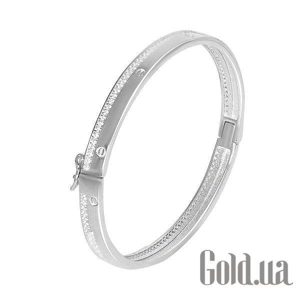 

Браслет Fresh Jewelry, Женский серебряный браслет с куб. циркониями, 18