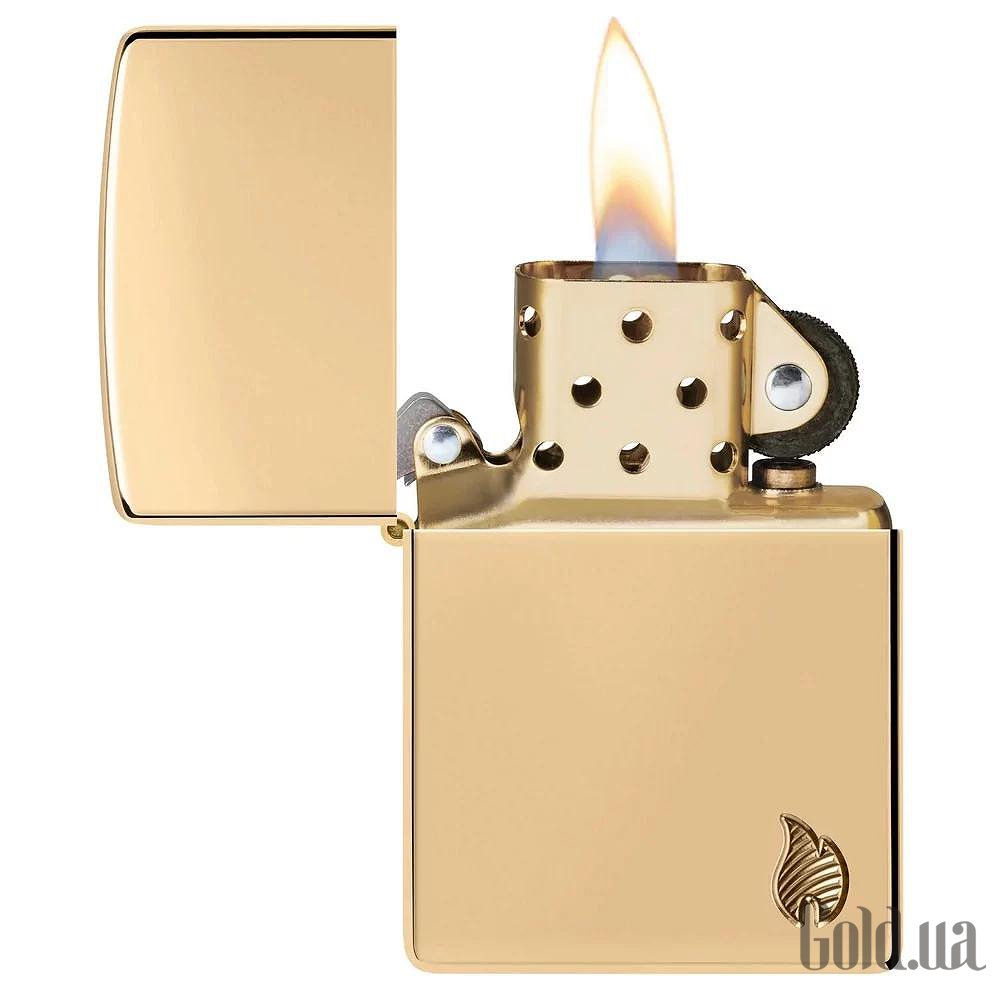 Zippo Зажигалка Armor® High Polish Brass Flame Design Series Flame 46397 46397 – изображение 3