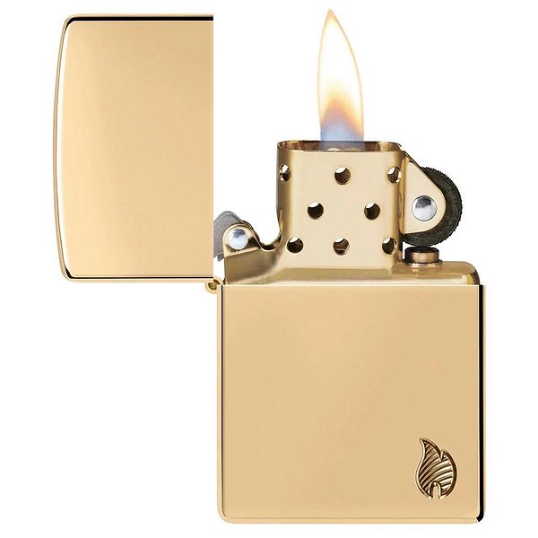 Zippo Зажигалка Armor® High Polish Brass Flame Design Series Flame 46397 46397 – изображение 3