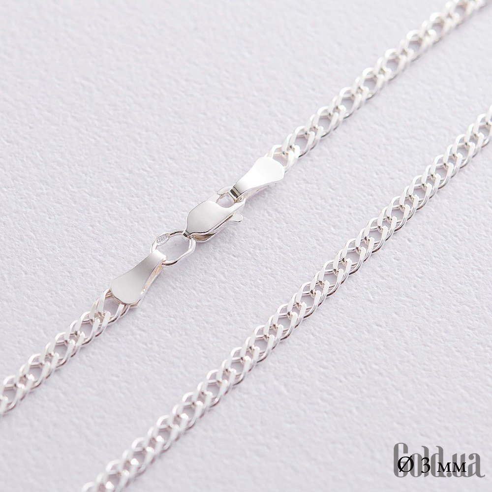 Серебряная цепь onxбс10284 – изображение 2