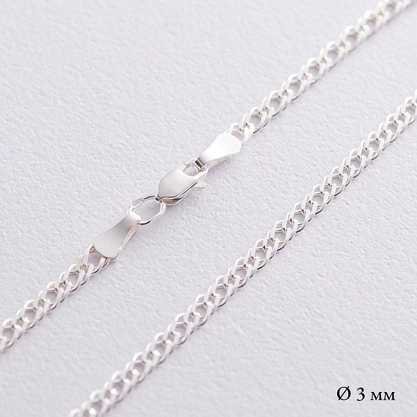Серебряная цепь onxбс10284 – изображение 2