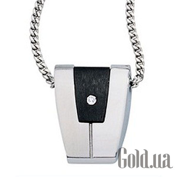 

Мужское колье/кулон Colibri, Черный;стальной, Стальной кулон с цепочкой