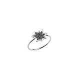 Kenzo Женское серебряное кольцо с кристаллами, 1530868
