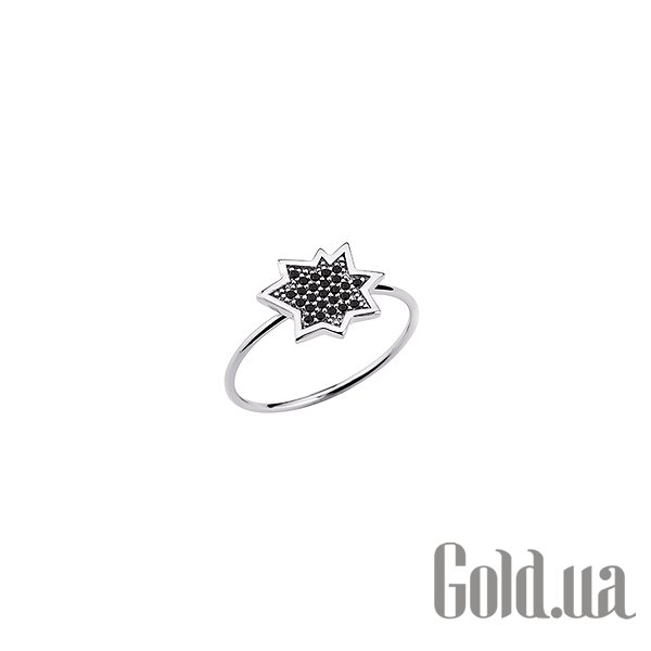 

Женские кольца Kenzo, Женское серебряное кольцо с кристаллами, 16.5