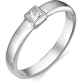Золотое кольцо с бриллиантом, 1555700