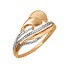 Женское золотое кольцо - фото 1