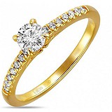 Золотое кольцо с бриллиантами, 1628660