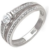 Kabarovsky Золотое обручальное кольцо с бриллиантами, 1647348