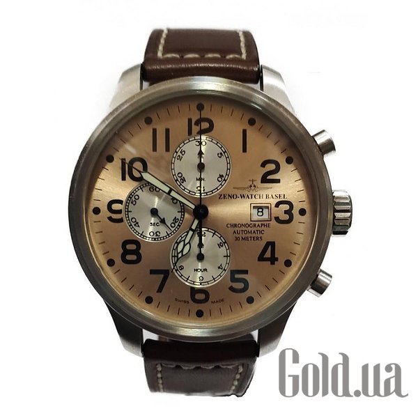 Купить Zeno-Watch Мужские часы Oversized Pilot Basilea Chrono 8557