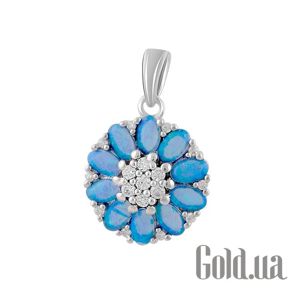 

Женские кулоны Fresh Jewelry, Серебряный кулон с куб. циркониями и опалами