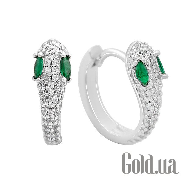 

Серьги Fresh Jewelry, Серебряные серьги с куб. циркониями