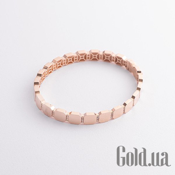 

Браслет Украина, Женский золотой браслет с куб. циркониями, 18