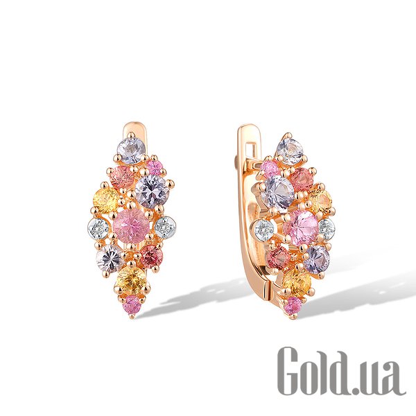 

Серьги Lurie Jewelry, Золотые серьги с бриллиантами