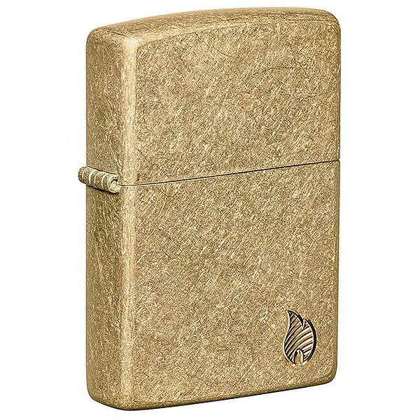 Zippo Зажигалка Armor® Tumbled Brass Series Flame 46398 46398