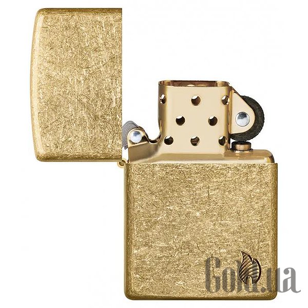 Zippo Зажигалка Armor® Tumbled Brass Series Flame 46398 46398 – изображение 4