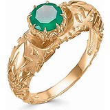 Женское золотое кольцо с агатом, 1611765