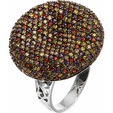 Женское серебряное кольцо с куб. циркониями, 1670389