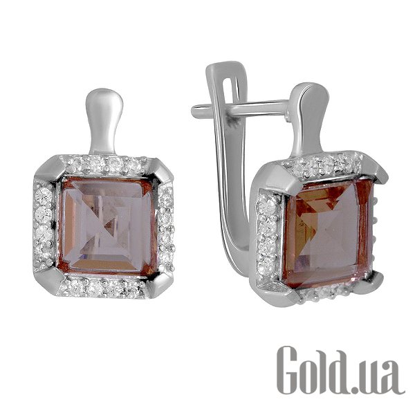 

Серьги Fresh Jewelry, Cеребряное кольцо с куб. циркониями и султанитами