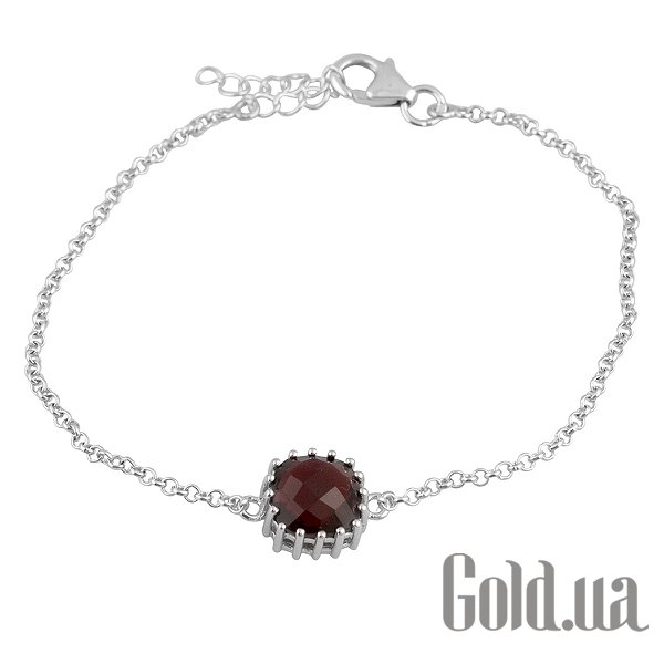 

Женские браслеты Fresh Jewelry, Женский серебряный браслет с гранатом, 18.5