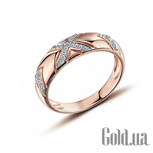 

Кольцо Lurie Jewelry, Золотое кольцо с бриллиантами, 18.5