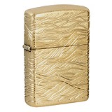 Zippo Зажигалка Armor® 360° MultiCut Tumbled Brass Luxury Waves 46273, 1799157