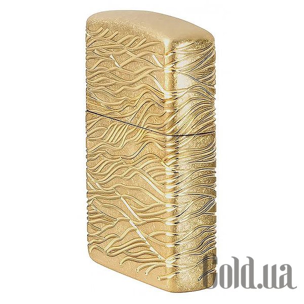 Zippo Зажигалка Armor® 360° MultiCut Tumbled Brass Luxury Waves 46273 46273 – изображение 7