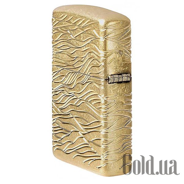 Zippo Зажигалка Armor® 360° MultiCut Tumbled Brass Luxury Waves 46273 46273 – изображение 8