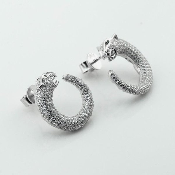 Серебряные серьги с куб. циркониями DIA3202878
