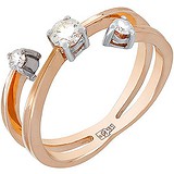 Женское золотое кольцо с бриллиантами, 1542390