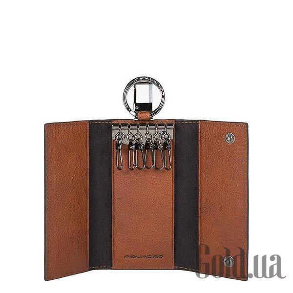 

Ключница Piquadro, Коричневый, Ключница Black Square PC1397B3_CU