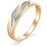Женское золотое кольцо с бриллиантами, 1633526