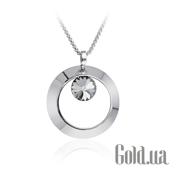 

Женские колье и кулоны Kobi, Стальной, Кулон с цепочкой с кристаллом Swarovski