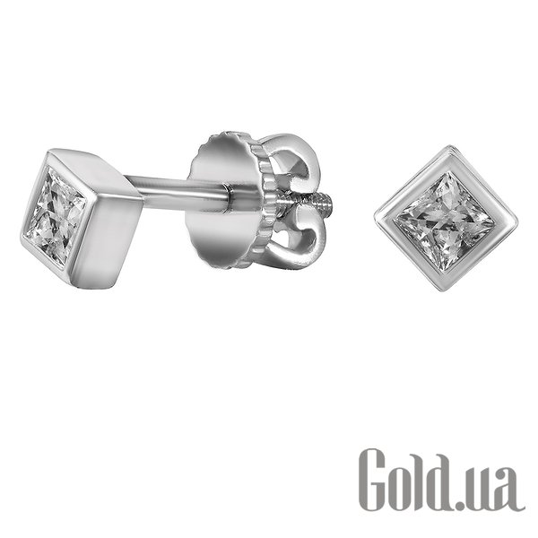 

Серьги-гвоздики Lurie Jewelry, Золотые серьги с бриллиантами