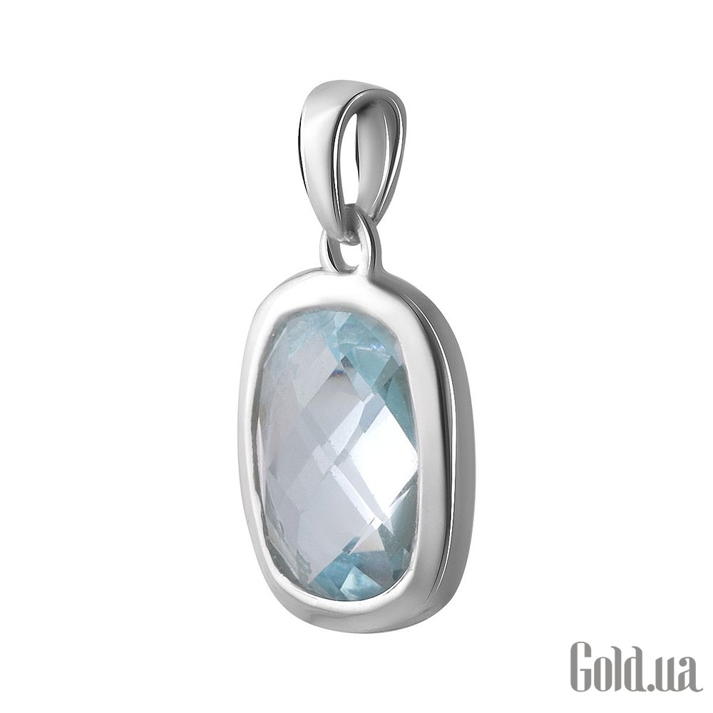 Серебряный кулон с топазом 2049661 – изображение 2