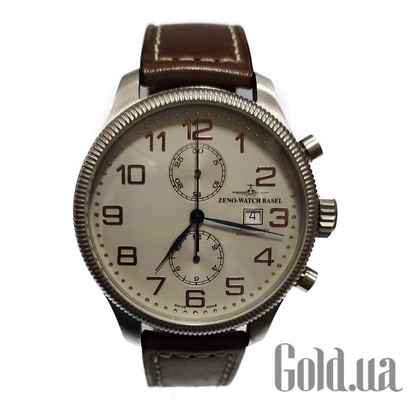 Купить Zeno-Watch Мужские часы Oversized Retro Chronograph Bicompax 8557BVDC