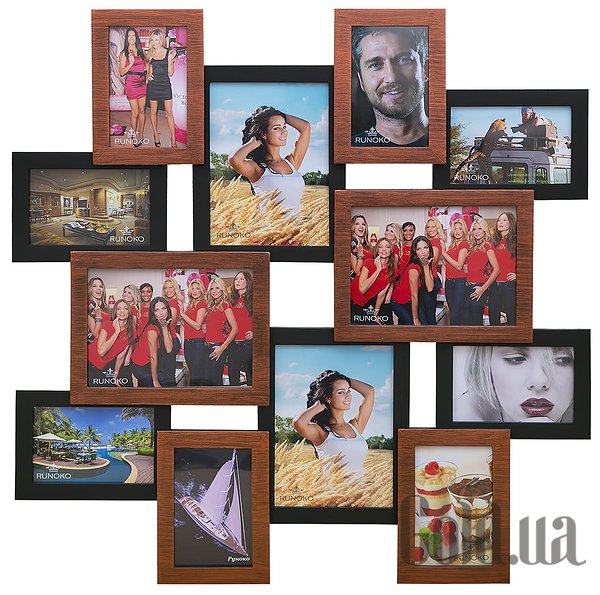 

Фоторамка Runoko, Коричневый, Мультирамка Путешествие П-ММ