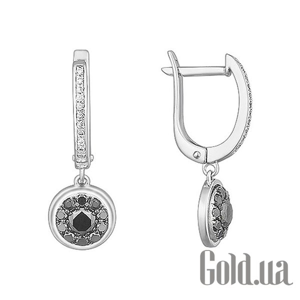 

Серьги с подвесками Украина, Золотые серьги с бриллиантами