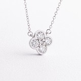 Серебряное колье с муасанитами, 1798646