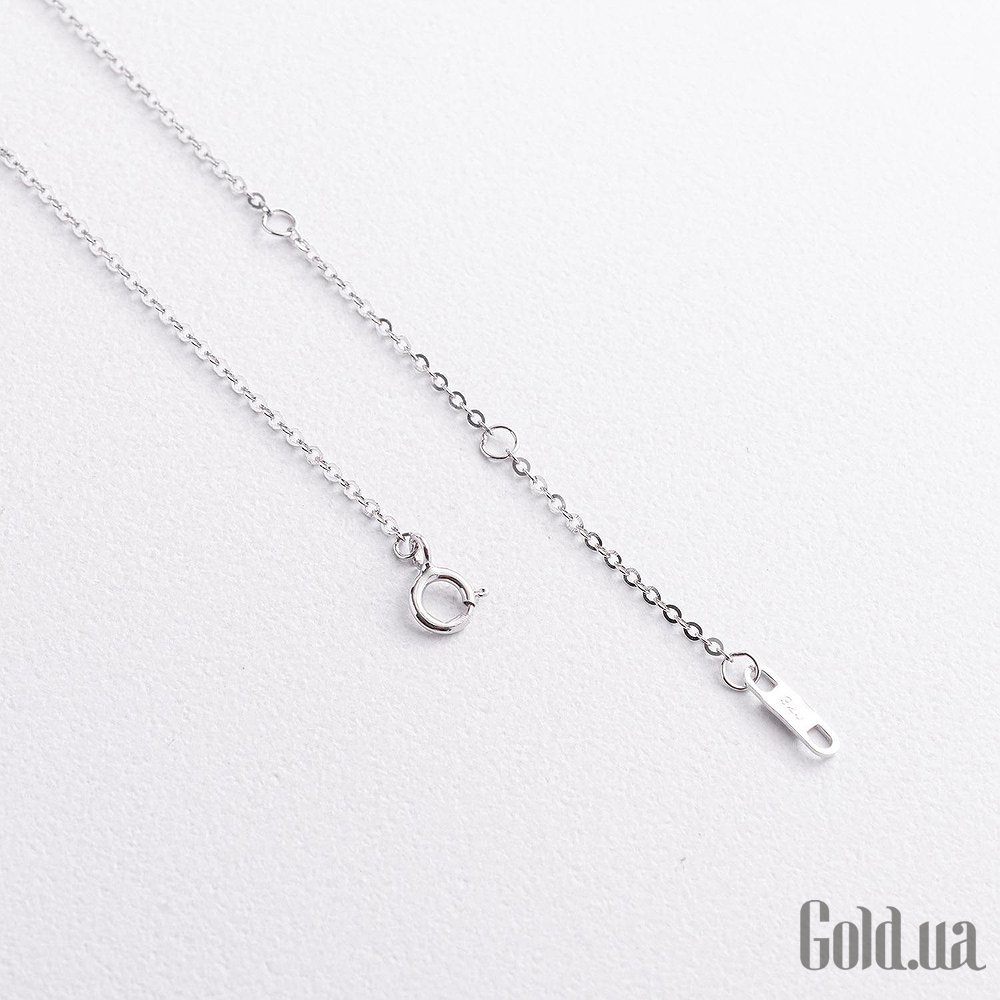 Серебряное колье с муасанитами onx181383 – изображение 4