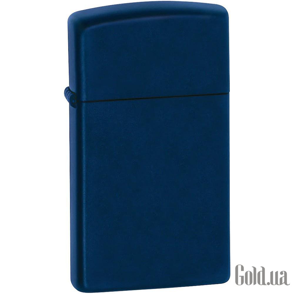 Zippo Зажигалка Slim Navy Blue Matte 1639 1639