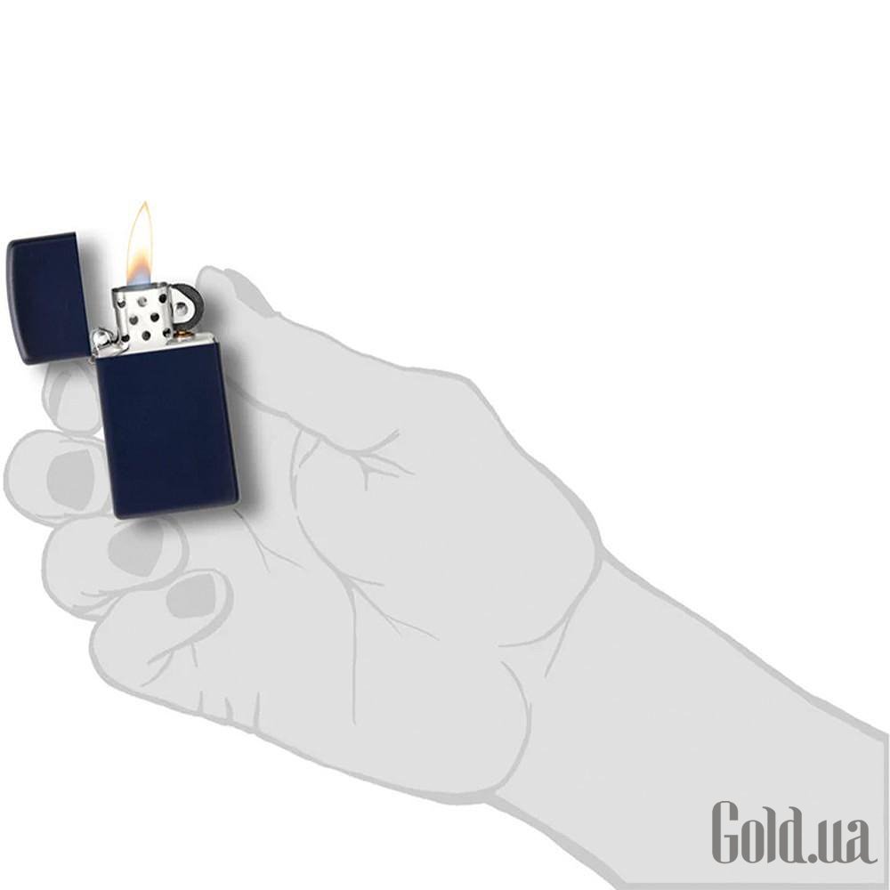 Zippo Зажигалка Slim Navy Blue Matte 1639 1639 – изображение 3