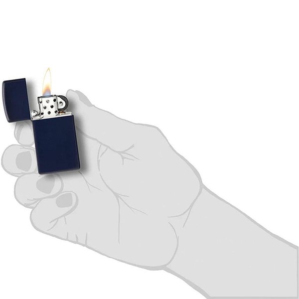 Zippo Зажигалка Slim Navy Blue Matte 1639 1639 – изображение 3