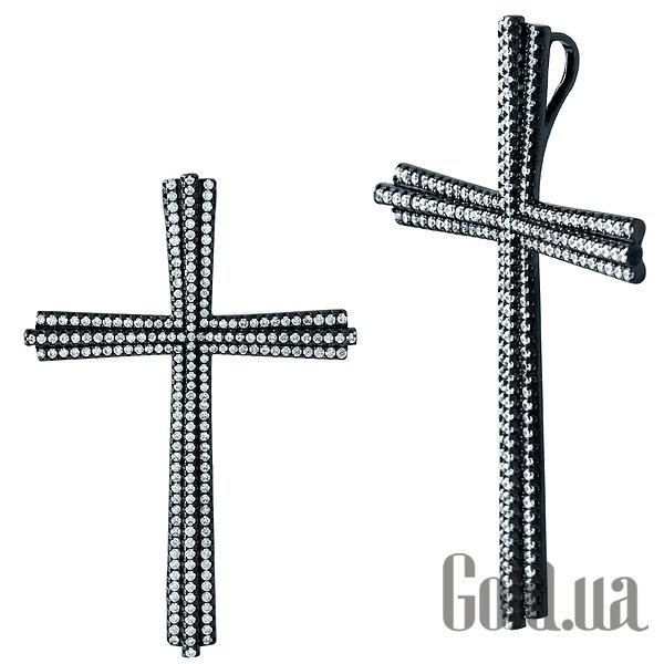 

Кулон-крестик Fresh Jewelry, Серебряный кулон с куб. циркониями