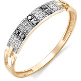 Золотое обручальное кольцо с бриллиантами, 1553655