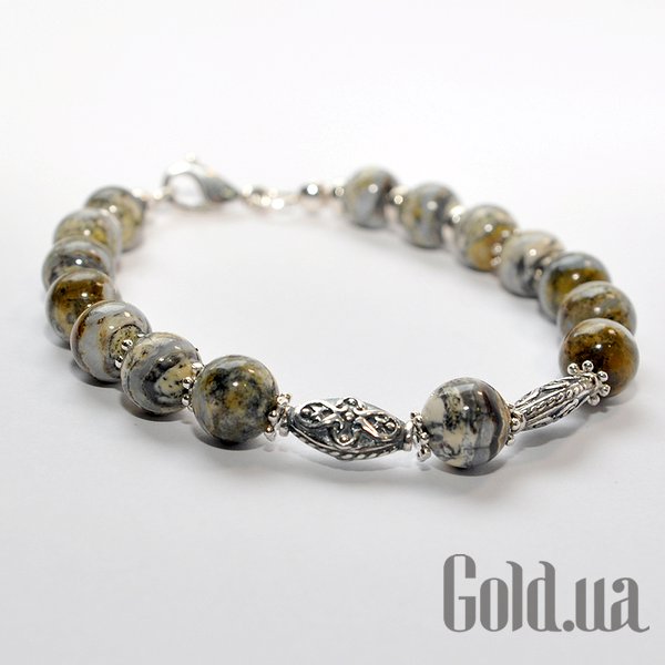 

Женские браслеты Borisov Jewelry, Женский серебряный браслет из зуба мамонта, 15