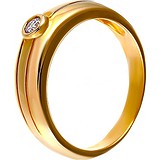 Золотое кольцо с бриллиантом, 1671927