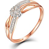 Золотое кольцо с бриллиантами, 1700855