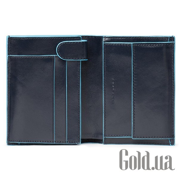 

Бумажник Piquadro, Синий, Портмоне Blue Square PU1740B2_BLU2